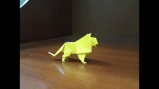 How To Make Origami Lion Step By Step [upl. by Atsirt]