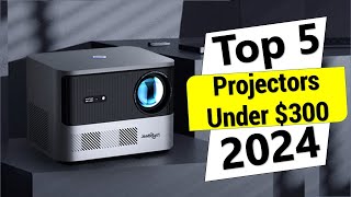 ✅Best Projector Under 300 in 2024  Top 5 Best Projector Review [upl. by Klayman]