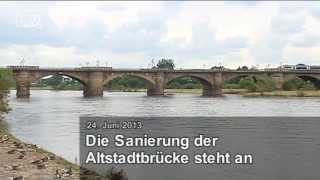 Sanierung der Alstadtbrücke beginnt [upl. by Enyr999]