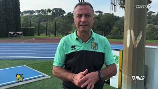 Grifone Gialloverde Vs Real Monterotondo Intervista a Pino Mercurio [upl. by Matthaeus]