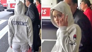 Jaden Smiths Girlfriend Sarah Snyder Sports IllFit Sweats At LAX [upl. by Mauralia]