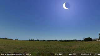 Total Solar Eclipse USA Aug 21st 2017 Simulation ★★★★★ [upl. by Notnarb]