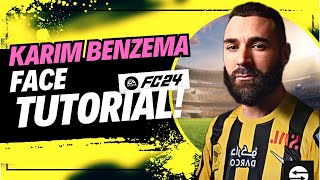 EA FC24 How to create KARIM BENZEMA [upl. by Harlamert513]