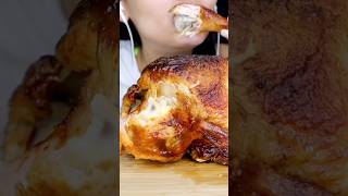 Rotisserie chicken 🍗 asmr mukbang eatingsounds mangiawhispers [upl. by Haneehs]