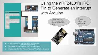 Using the nRF24L01’s IRQ Pin to Generate an Interrupt with Arduino [upl. by Adnola]