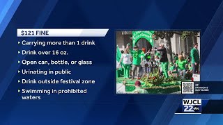 Heres how much you can be fined during Savannahs St Patricks Day celebrations [upl. by Jamal]