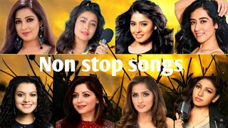 New Bollywood songs 2024  Non stop songs  female version  music [upl. by Assillim]