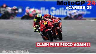 Motogp 24 Career 25  Pertarungan Dengan Pecco Bagnaia Kembali Terjadi di Last Lap COTA [upl. by Eeresed]