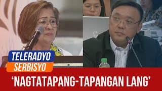 De Lima challenges Roque to stop hiding face arrest order  Teleradyo Serbisyo 05 October 2024 [upl. by Atisor]