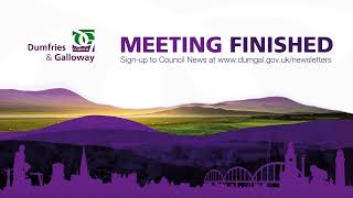 Dumfries and Galloway Council  Full Council Meeting 3rd October 2024 [upl. by Schouten897]