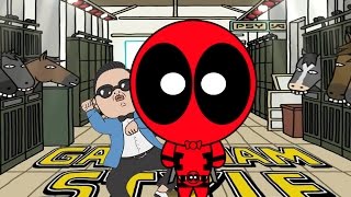 Deadpool vs Gangnam Style  PSY Parody [upl. by Luedtke]