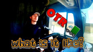 A day in the life of an over the road truck driver in America Rookie driver  trucker vlog 41 [upl. by Davine]