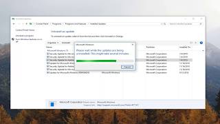 How to Uninstall Windows 10 Updates Tutorial [upl. by Osugi]