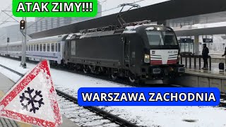 Warszawa Zachodnia Zimowe Pociągi [upl. by Girhiny]