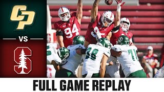 Cal Poly vs Stanford Full Game Replay  2024 ACC Football [upl. by Ellenhoj214]