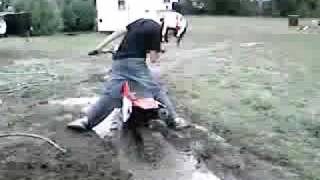 dirt bike stuck in mud [upl. by Ricketts]