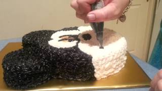 Easy DIY Cake Decor  Mickey mouse cake [upl. by Ruscio]