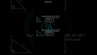 Perbandingan Sisi Segitiga sikusiku sudut 45 45 90 derajat dan 30 60 90 derajat [upl. by Flore]