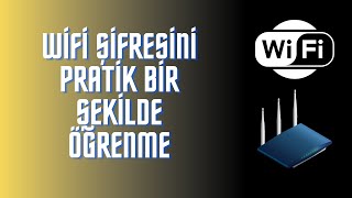 Bilgisayarda Kayıtlı WiFi Şifresi Nasıl Öğrenilir  Programsız Yöntem  Wifi Şifre Öğrenme [upl. by Assilat]