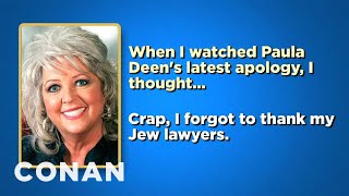 Celebrity Survey Paula Deen Jaden Smith Miss Utah Edition  CONAN on TBS [upl. by Narhem]