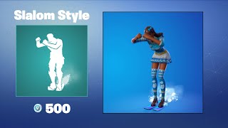 Slalom Style  Fortnite Emote [upl. by Alvy]