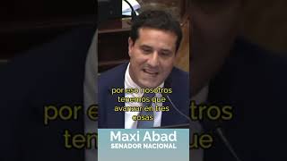 Maxi Abad Senador Nacional por la UCR [upl. by Ahsurej]