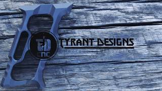 HALO Series AR15 vertical foregrip  Tyrant Designs CNC [upl. by Niel]