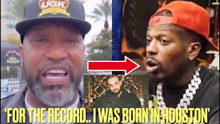 Bun B CHECKS SAUCE WALKA For DISCREDITING Him Not Being From Houston While CALLING OUT DRAKE [upl. by Yenor]