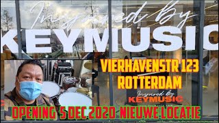 KEYMUSIC Rotterdam Opening Vierhavenstraat 5 dec 2020 Nieuwe Locatie [upl. by Yeta]