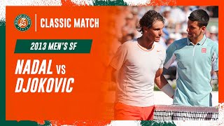 Nadal vs Djokovic 2013 Mens semifinal  RolandGarros Classic Match [upl. by Mair]