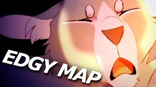 EDGY WARRIOR CATS MAP  MAP REVIEW [upl. by Eirena708]