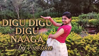 Digu Digu Digu Naaga  Dance Cover  Swetika  Varudu Kaavalenu Songs  Thaman S Ritu Varma [upl. by Llyrpa]