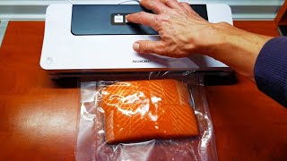 Vacuum Sealing Salmon fillets [upl. by Aseral]