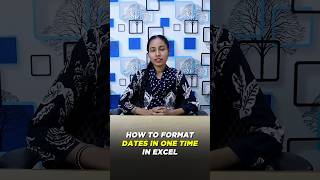 How to format Dates in one time in excel Excel excelsheet excelformulas excellearning yt short [upl. by Onaicram]