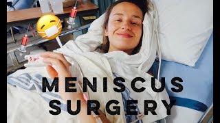 MENISCUS SURGERY VLOG [upl. by Coraline]