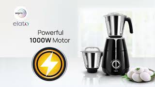 Wipro Vesta 4 Jar Mixer Grinder  Black [upl. by Yecram]