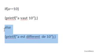 Langage C  structures alternatives [upl. by Atinaj75]