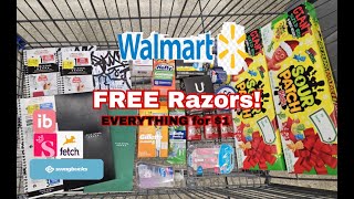 Walmart Ibotta Deals FREE razors More Christmas clearance GLITCHES EVERYTHING for 106 [upl. by Daphna]