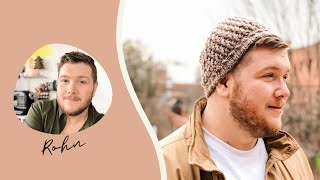 EASY MENS CROCHET BEANIE  Free Crochet Pattern and Step by Step Tutorial from Rohn Strong [upl. by Edric]