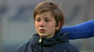 OMG Fans at Den Bosch Vs Dordrecht throw Fireworks close to BallBoy forcing him to run on the Fiel [upl. by Ahsinyt]