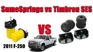 Airbag suspension vs SumoSprings  Upgrade to maintenance free journeys and better comfort [upl. by Norej]