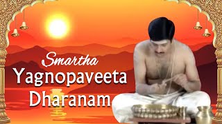 Mantras to Change Poonal  Sacred Thread  Yagnopaveeta Dharana Prayoga  Yajur Smartha amp Rig Veda [upl. by Neenaj]