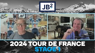 Is Jonas Vingegaard in Better Shape Than Expected  Tour de France 2024 Stage 1  JB2 [upl. by Alvar]