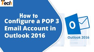 How to configure POP3 email in outlook2016 [upl. by Corron]