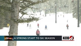 Snow enthusiasts flock to New Mexico ski resorts [upl. by Moth]