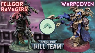 Fellgor Ravagers vs Warpcoven Kill Team Battle Report [upl. by Malvia]