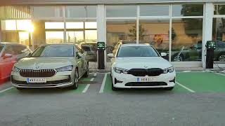 Neuer Skoda Superb Kombi BMW 3er Kühlergrill schwarz glänzend [upl. by Attekal]