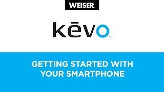 Weiser Kevo Bluetooth Deadbolt Lock Getting Started with Your Smartphone  English [upl. by Chansoo630]