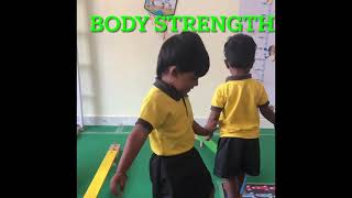 Kidzee bettadasanapura  balancing board improving body strength  Empathetic mind development [upl. by Schnell]