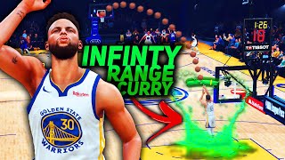 999 OVERALL FINALS MVP STEPHEN CURRY Hits 27 FULL COURT THREES In NBA 2K21 INFINITY RANGE BADGE [upl. by Watters]